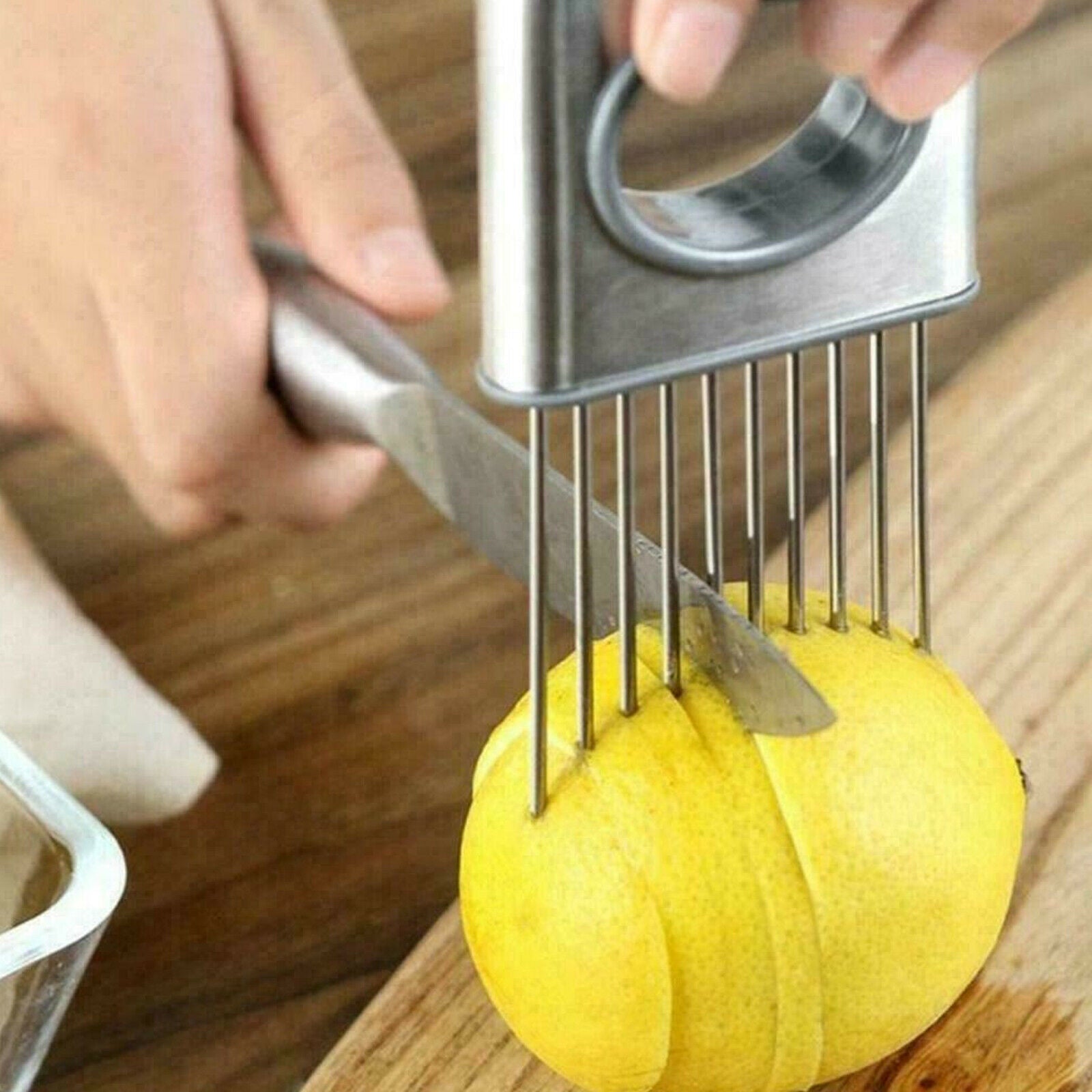 Onion Holder Slicer Vegetable tools Tomato Cutter