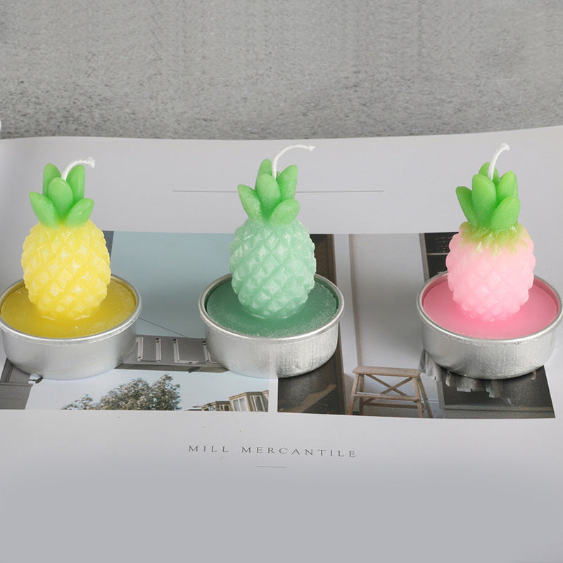 New Pineapple Craft Candles Romantically Express Fruit Plants